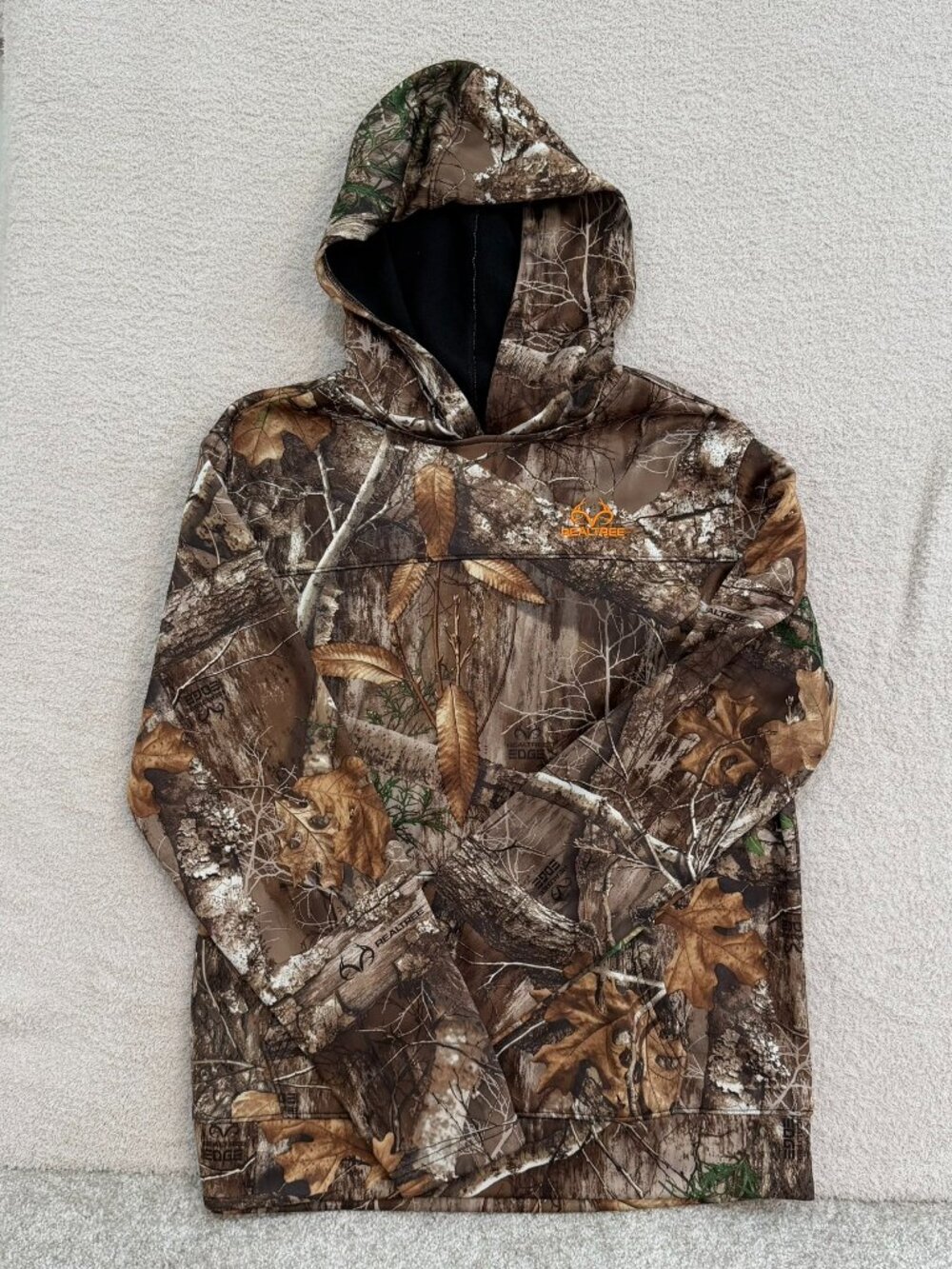 Realtree Edge Camo Hoodie Mens M Pullover